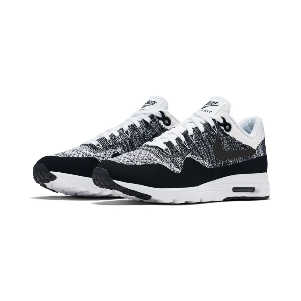 Nike Air Max 1 Ultra Flyknit White (W) “White / Black” (843387-100)