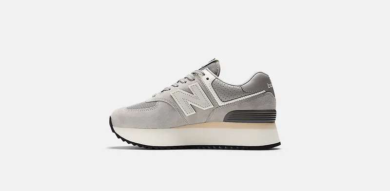 New Balance Gray 574+ (WL574ZBA)