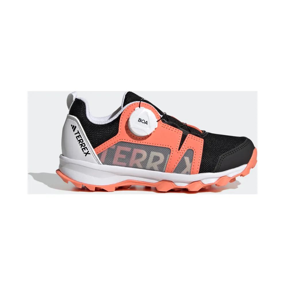 adidas Terrex Agravic Boa Trail Running Core Black Crystal White Impact Orange (HQ3500)