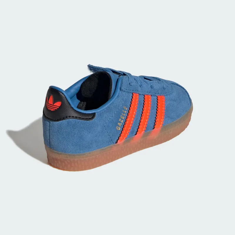 Adidas Gazelle Comfort Closure with Elastische Veters Kids Focus Blue / Solar Orange / Core Black (JP7134)