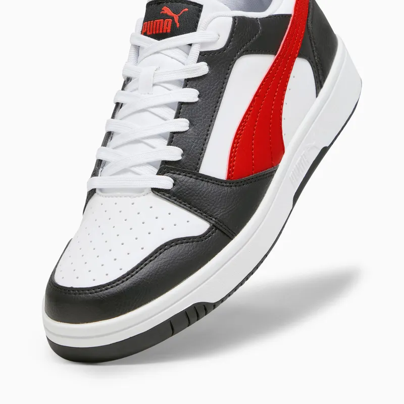 Puma Rebound V6 Laag White/Black/Red (392328-04)
