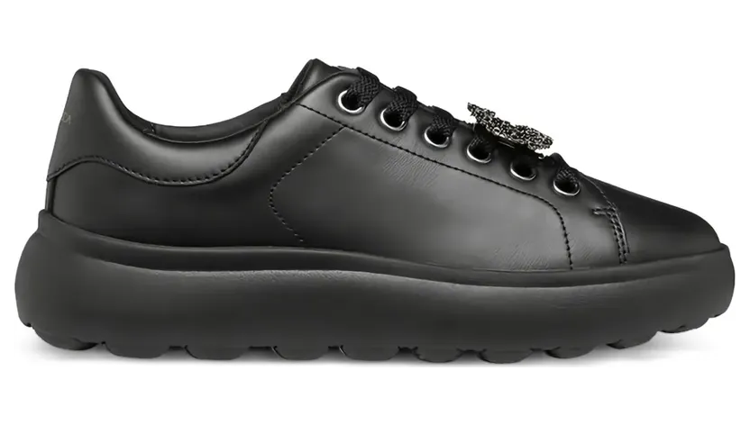 Geox Verfraaide sneakers met plateauzool – Zwart (D46TCF00085C9999)