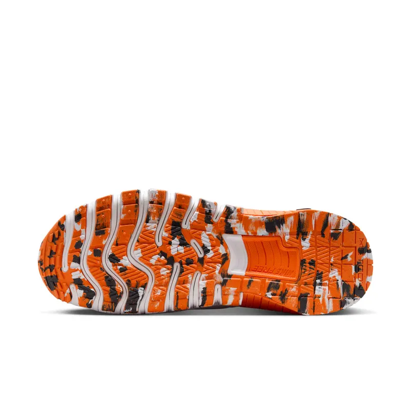 Nike Free Metcon 6 White Safety Orange Black (FJ7127-106)
