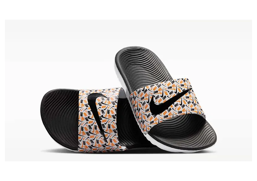 Nike Kawa “White / Total Orange / Black” (IR5202-101)