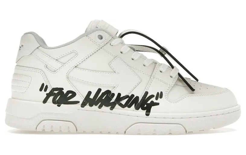 OFF-WHITE Out Of Office Low For Walking White Black (OMIA189C99LEA0120110)