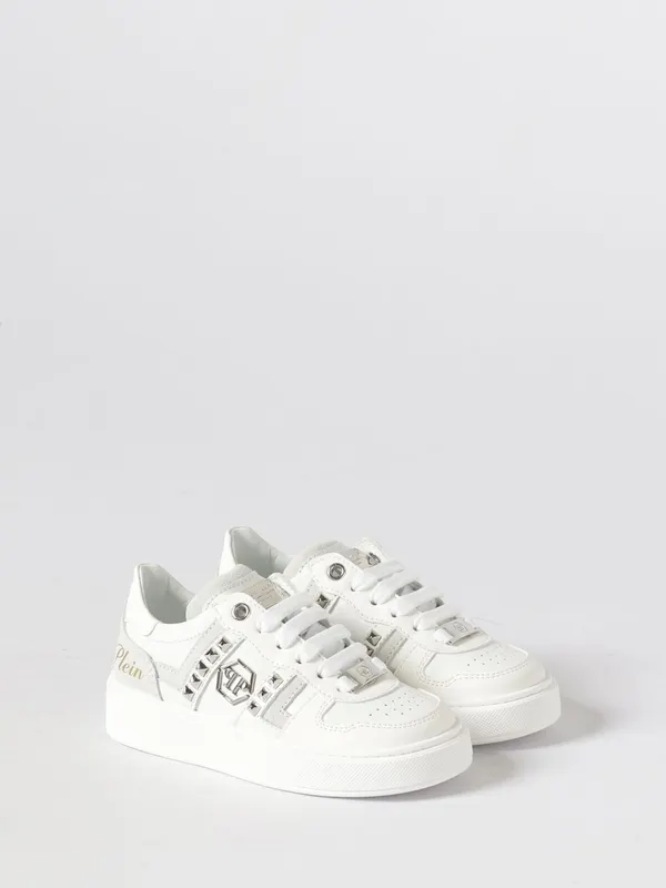 Philipp plein Leather with Studs White (832232)