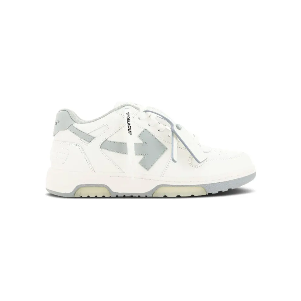 OFF-WHITE Out Of Office OOO Low Tops White Grey (2023) (OMIA189C99LEA006-0109)