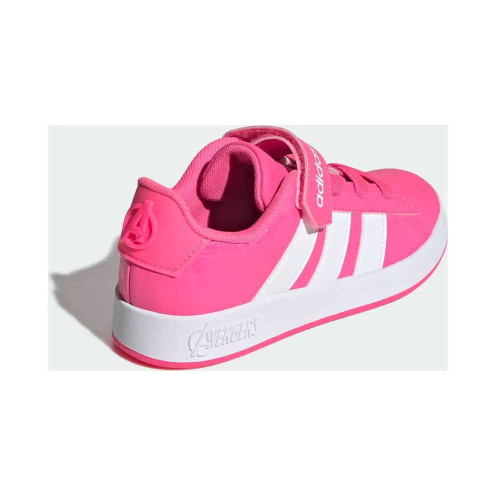 Adidas ADIDAS MARVEL AVENGERS GRAND COURT Shoes KIDS Lucid Pink / Cloud White / Clear Pink (JQ4140)