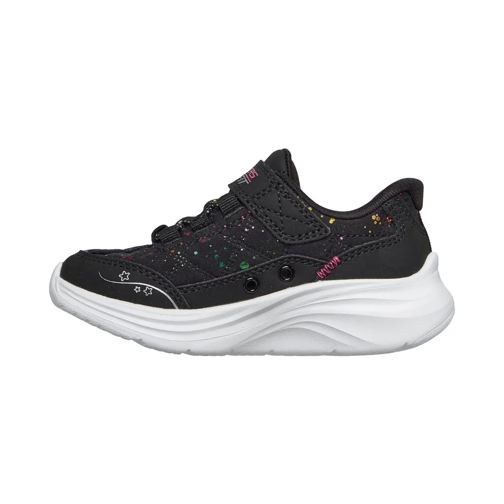 Skechers Slip-ins: Comfy Sprints “Cozy Fit Colordrip Sneaker Black” (304111NBKMT)