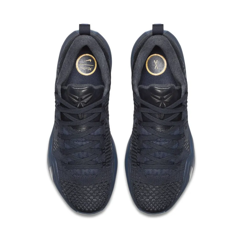 Nike Kobe 10 Elite Low Black Mamba Collection Fade to Black Dark Obsidian/Dark Obsidian (869458-441)