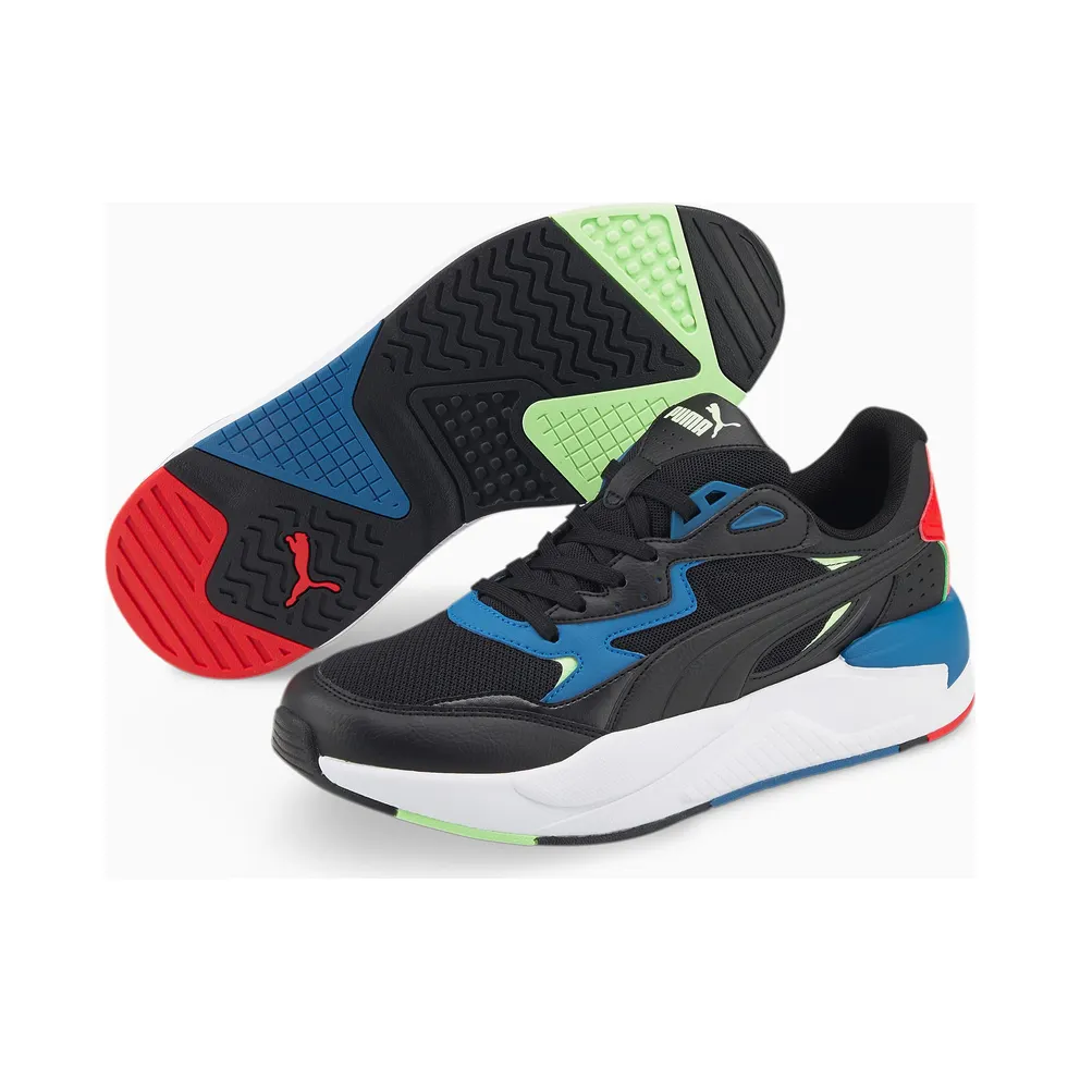 Men’s PUMA X-Ray Speed Black/Black/Vallarta Blue (384638-03)