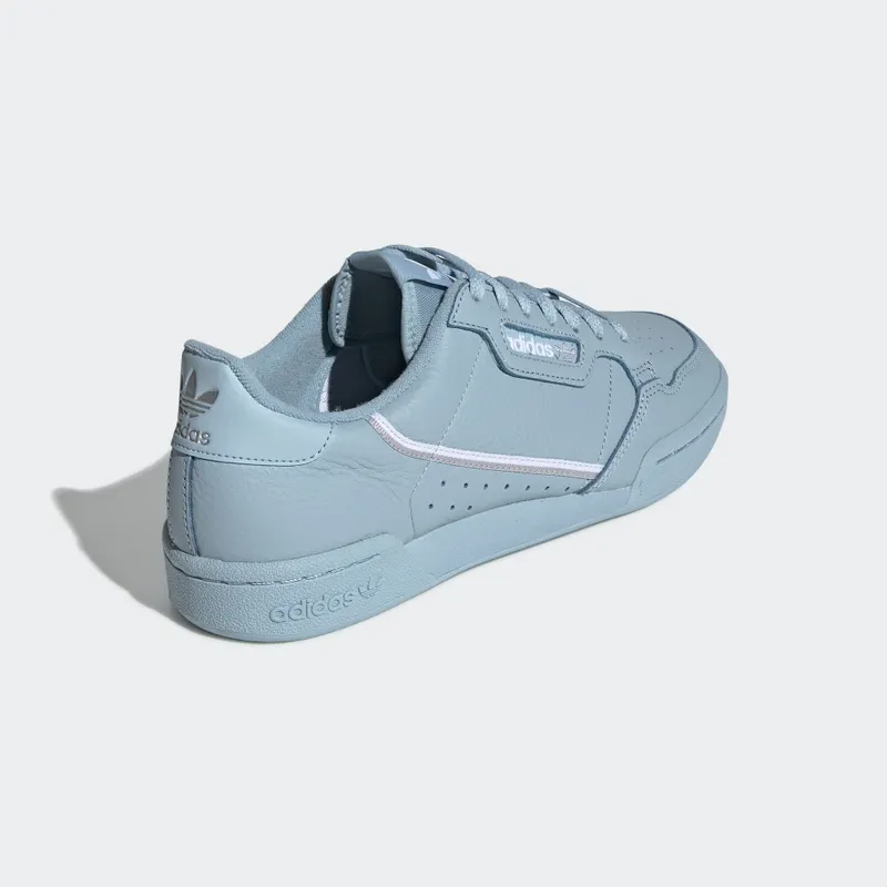 adidas Continental 80 Blue Ash Grey Ash Grey/Silver Metallic/Cloud White (EE4145)