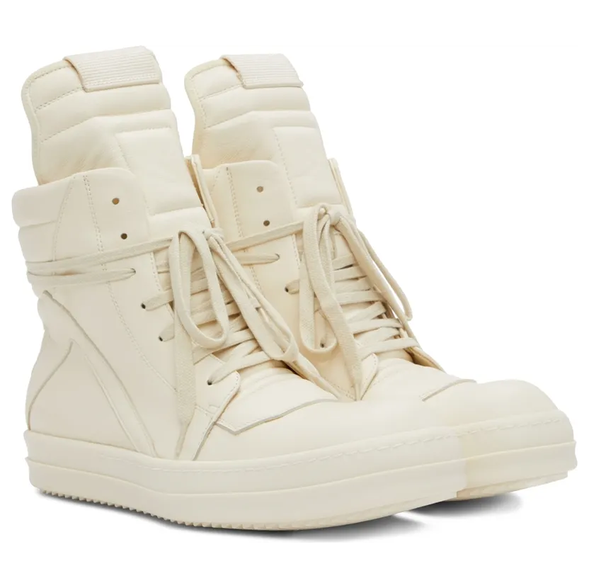Rick Owens Off-White Geobasket Sneakers (RU02B2894 LPO) (4)