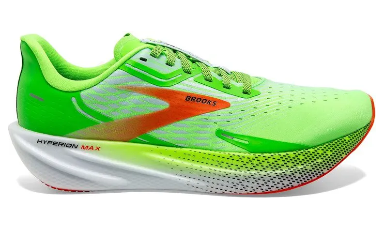 Brooks Hyperion Max Green Gecko Red Orange (110390-1D-308)