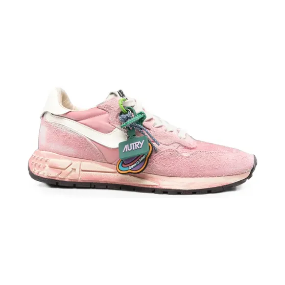 Autry Super Vintage Panelled Sneakers PINK (WVLW YG07)