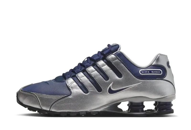 Nike Shox NZ Midnight Navy Metallic Silver (378341-402)