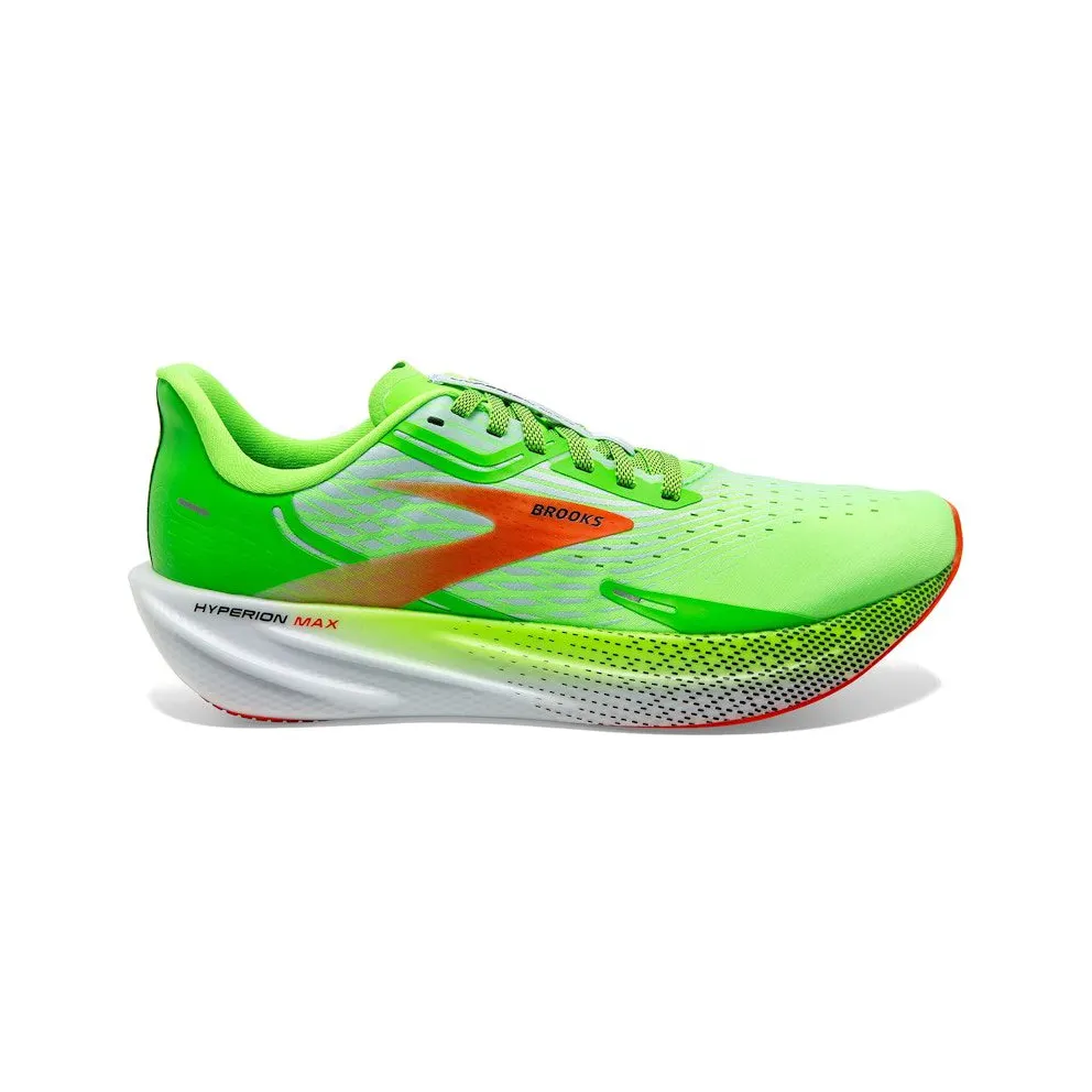 Brooks Hyperion Max Green Gecko Red Orange (110390-1D-308)
