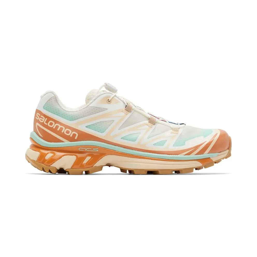 Salomon Beige & Orange XT-6 Skyline (L41629800)