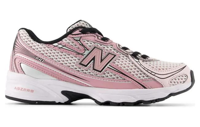 New Balance 740 Bungee Lace Washed Burgundy Pink Taffy (PZ740DK)