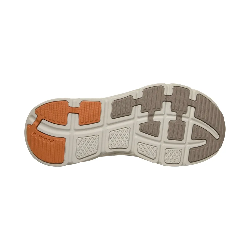 Skechers Relaxed Fit: D’Lux Walker 2.0 – Bravik Sneaker Taupe/Orange