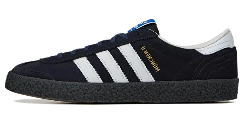 adidas München II SPZL Black Blue Gum (JR1544)