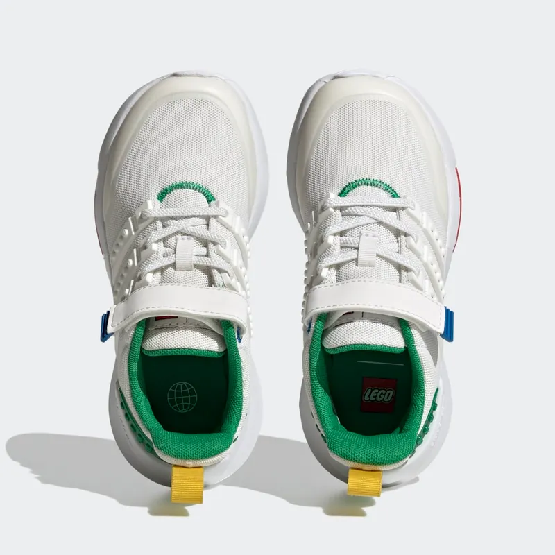 Adidas adidas x LEGO® Racer TR21 Elastic Lace and Top Strap Core White / Core White / Green (HQ1315)