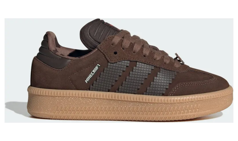Adidas Samba XLG X Minecraft Kids Brown / Dark Brown / Trace Brown (JQ8934)