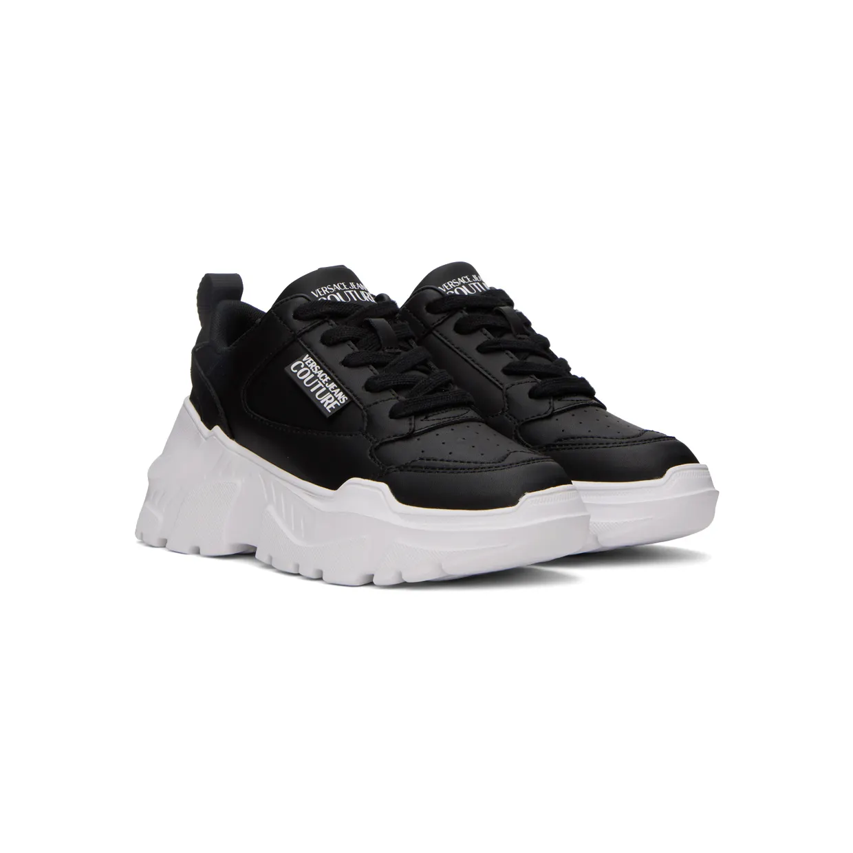 Versace Jeans Couture Black Speedtrack Sneakers (E73VA3SC2EZP006) (4)