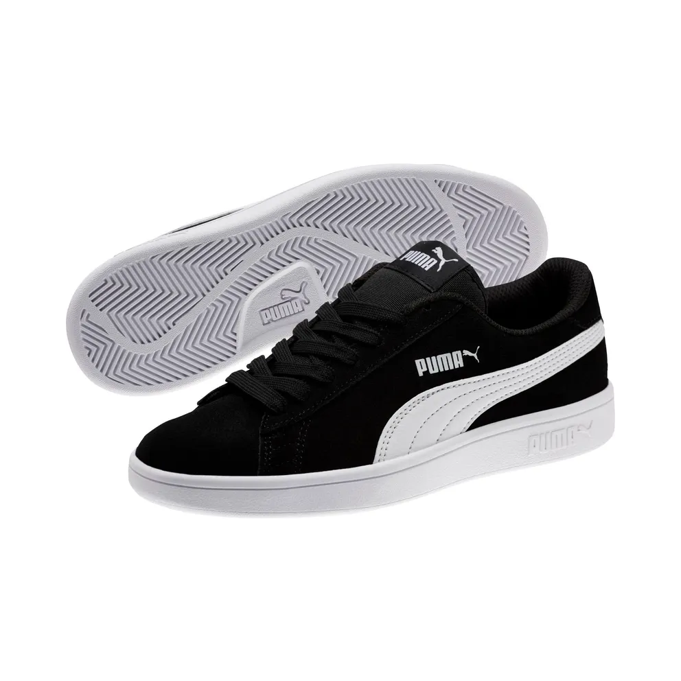 Puma Smash v2 Suede Jr White/Black (365176-01)