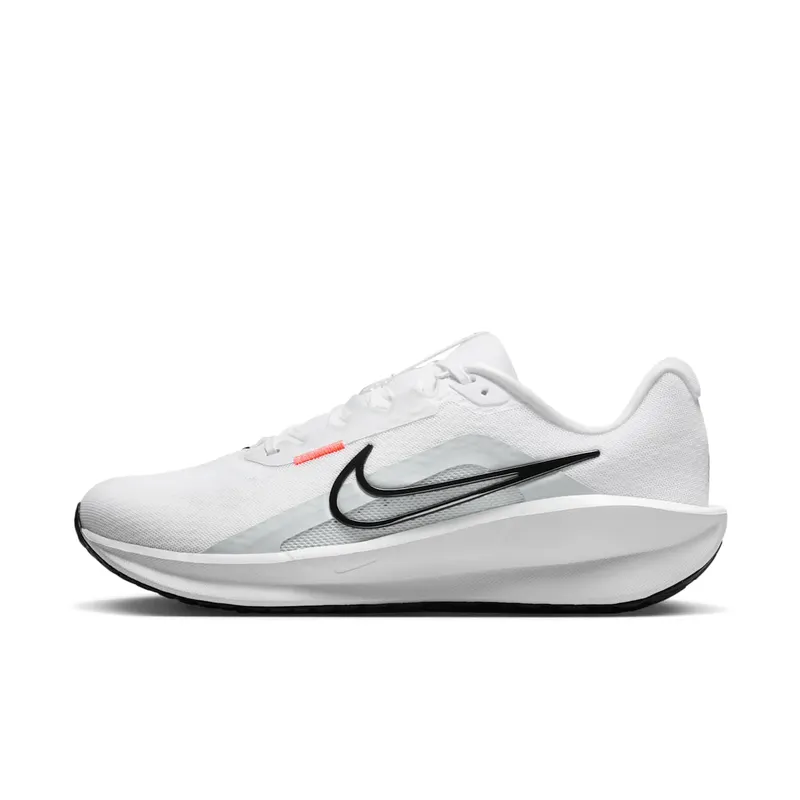 Nike Downshifter 13 White Pure Platinum Bright Crimson Black (FD6454-107)