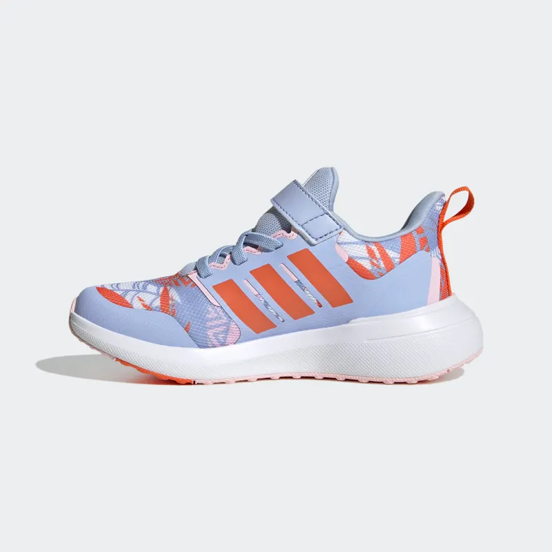 Adidas adidas x Disney FortaRun 2.0 Moana Cloudfoam Sport Running Elastic Lace Top Strap Blue Dawn / Semi Impact Orange / Cloud White (HP8999)