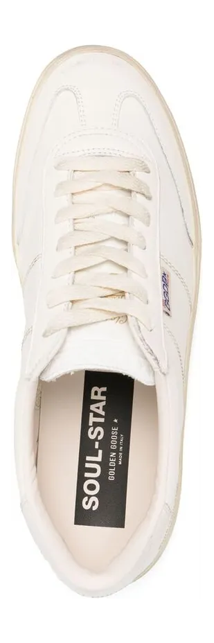 Golden Goose Soul-Star Distressed Leather “Neutrals” (GMF00464 F005049 11629) (2)
