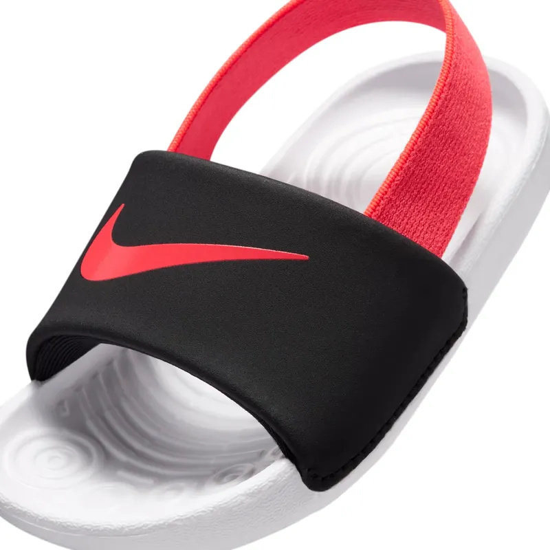 Nike Kawa Slide Black White Bright Crimson (FJ8811-003)
