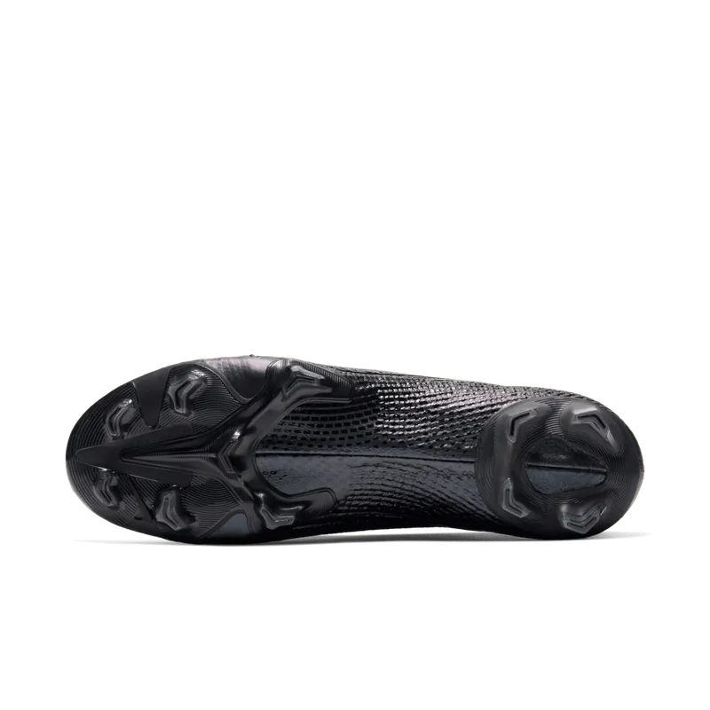 Nike Mercurial Vapor 13 Elite FG Cleat Black Black/Black (AQ4176-010)