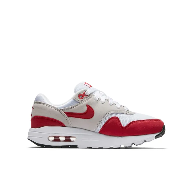 Nike Air Max 1 Air Max Day Red 2017 (GS) White/University Red-Neutral Grey-Black (827657-101)