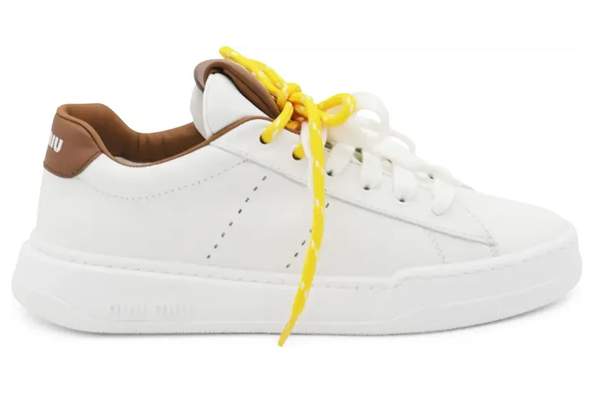 Miu Miu Miu mit dicker Sohle “White” (5E387E0053L48)