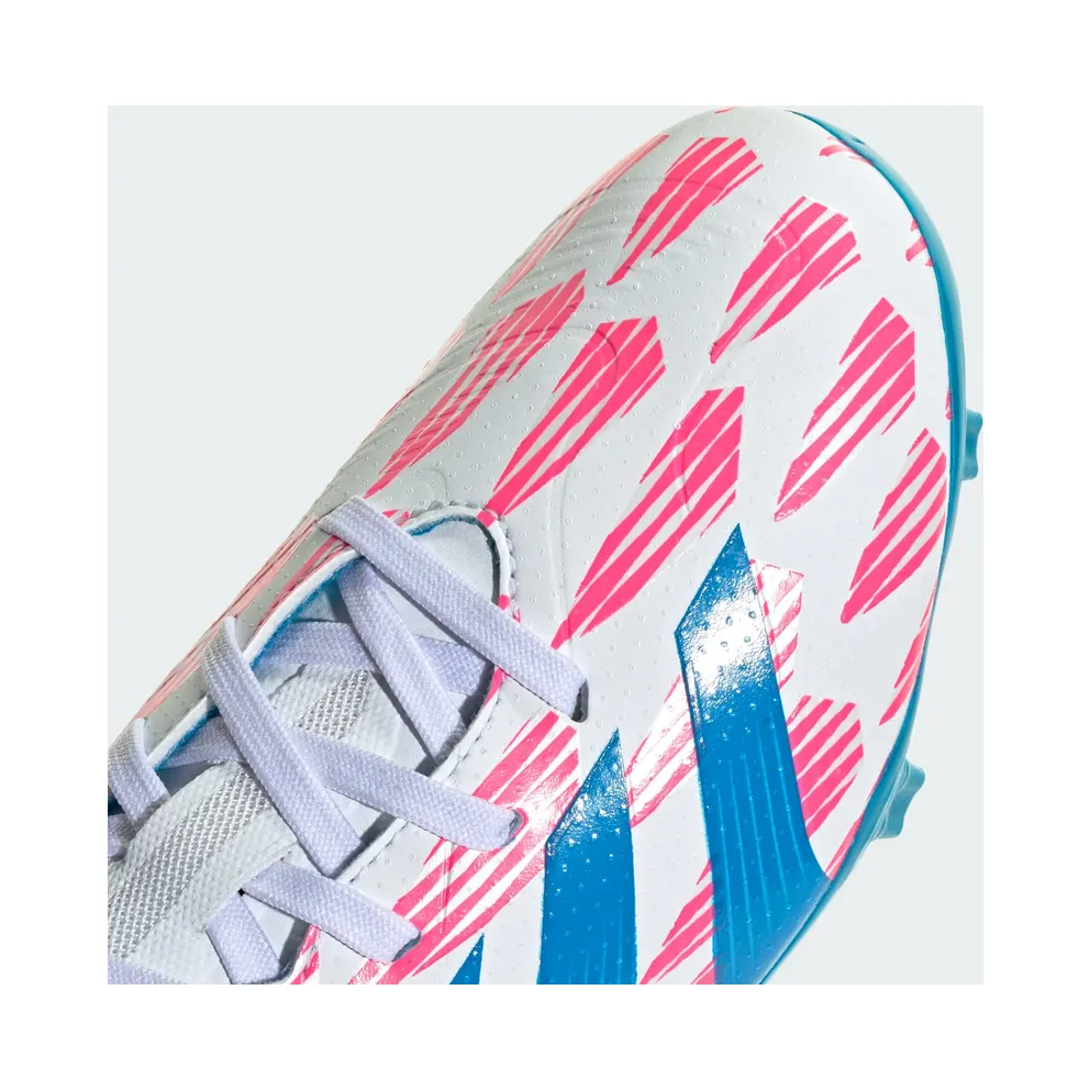 adidas Predator League FG Cloud White Solar Blue Solar Pink (IF6352)