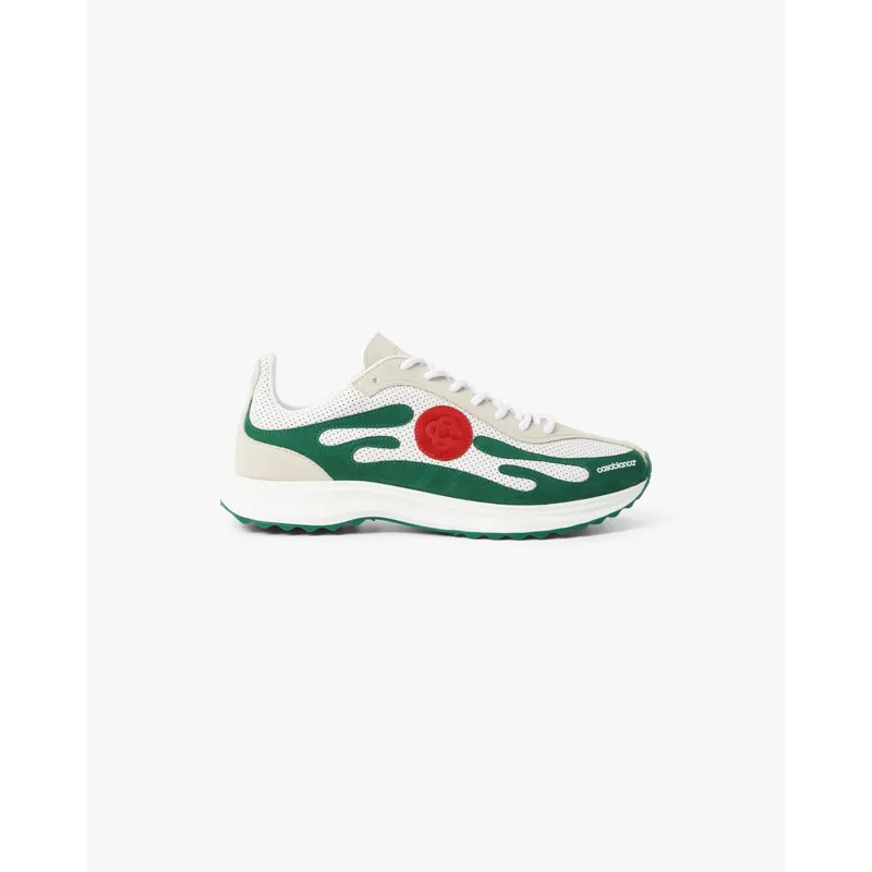 Casablanca Stade (a-pf26-snk-024-03-m-mens-white-green-stade-sneaker)