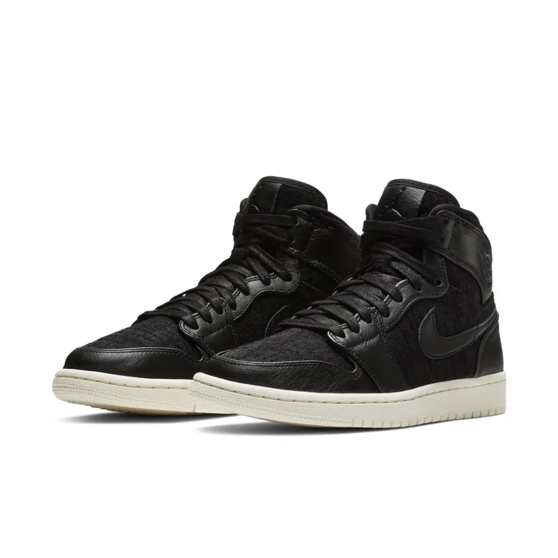Jordan 1 Retro High Black Sail (W) Black/Black (AH7389-001)