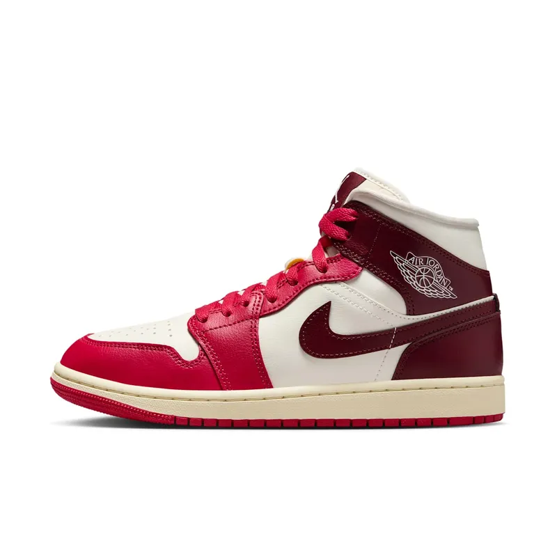 Air Jordan 1 Mid “Red/White” (BQ6472-119)