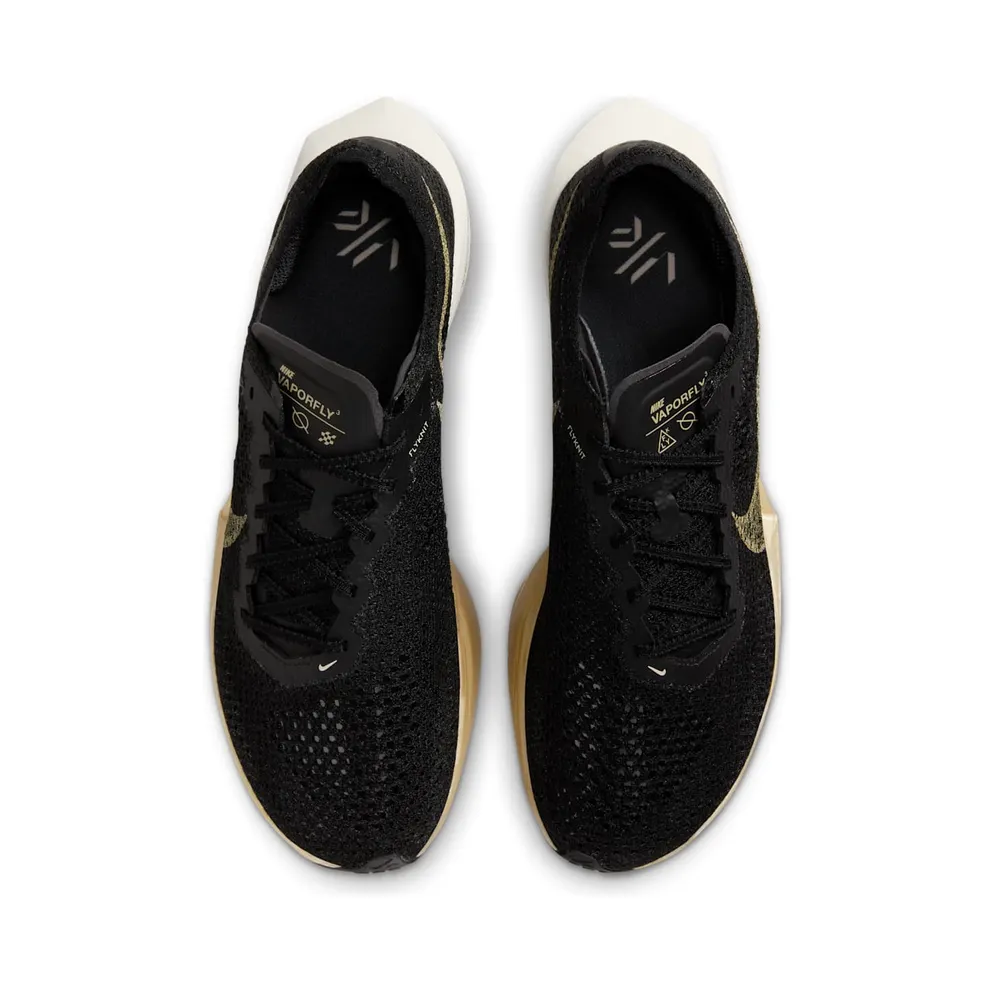 Nike ZoomX Vaporfly 3 “Black Metallic Gold Grain” (DV4129-001)