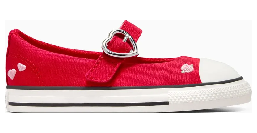 Converse Chuck Taylor All Star Dainty Mary Jane Valentine’s Day Easy On Red/Lt Jellyfish Jitter (A12633C)