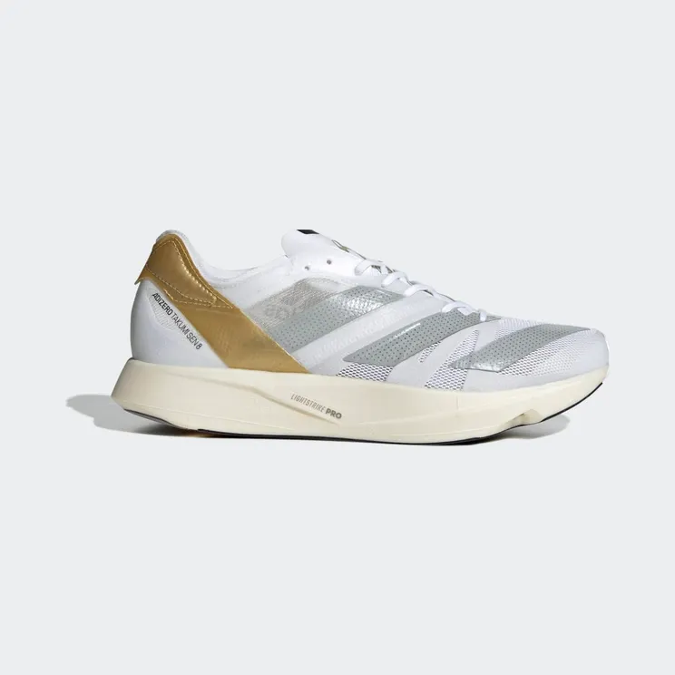 adidas Adizero Takumi Sen 8 TME Cloud White / Grey Two / Gold Metallic (GW1380)