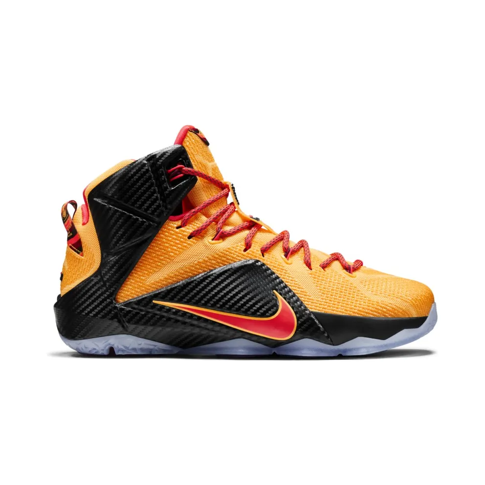 Nike LeBron 12 Witness Laser Orange/Green Glow-Black (684593-830)