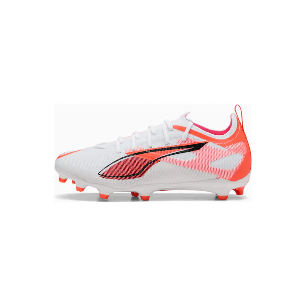 Puma Ultra 5 Pro FG/AG Jr White Black Glowing Red (108165-01)