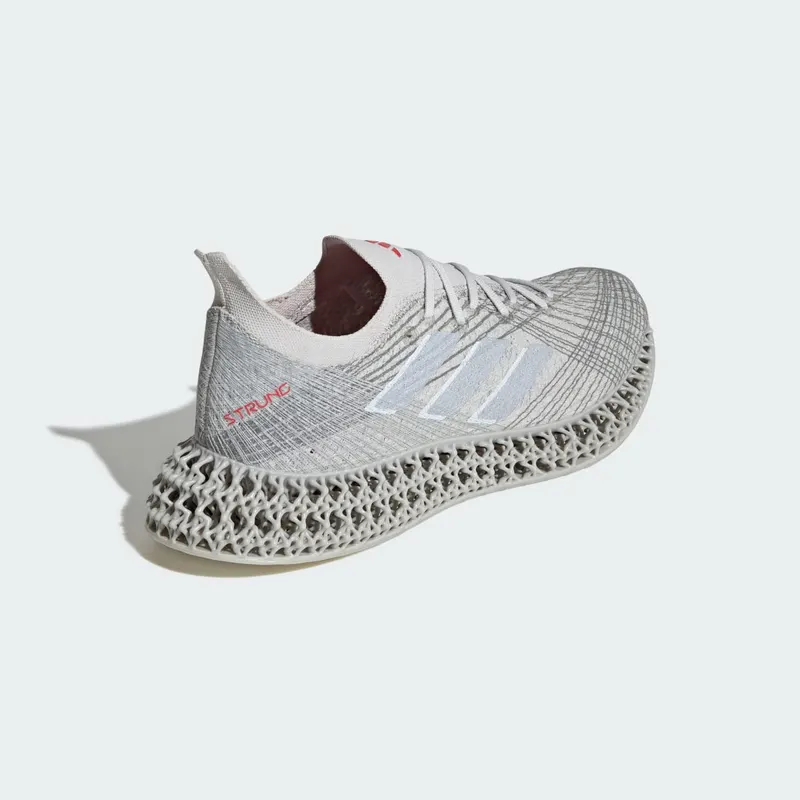 Adidas 4DFWD x STRUNG Running Shoes Grey One / Matte Silver / Pure Ruby (ID1419)
