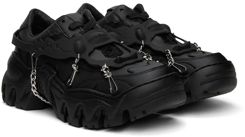 Rombaut Black Boccaccio II Harness Sneakers (S22-B-009)