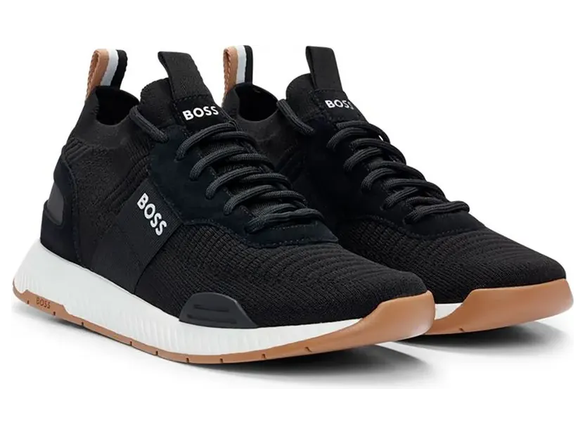 Hugo Boss sneaker Lichtbeige / Zwart / Wit (50498245-014)