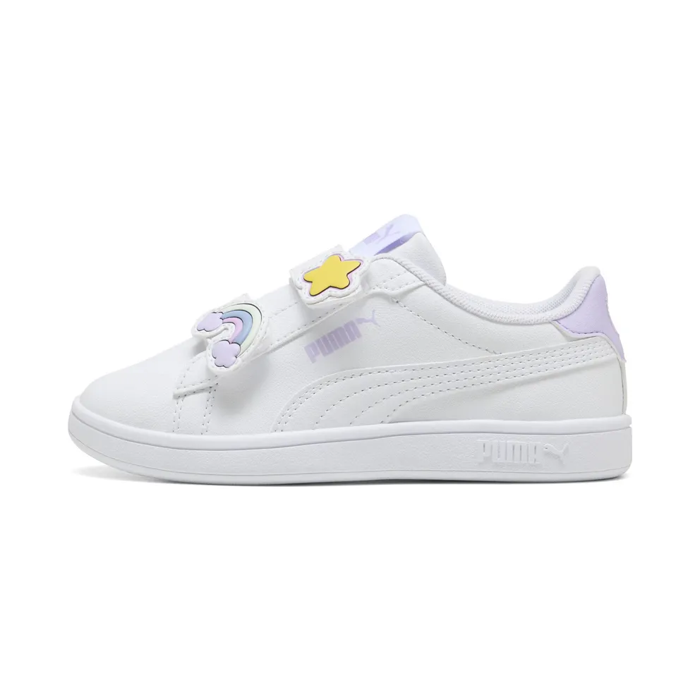 Puma Smash 3.0 Badges “Puma White / Light Lavender” (397286_10)