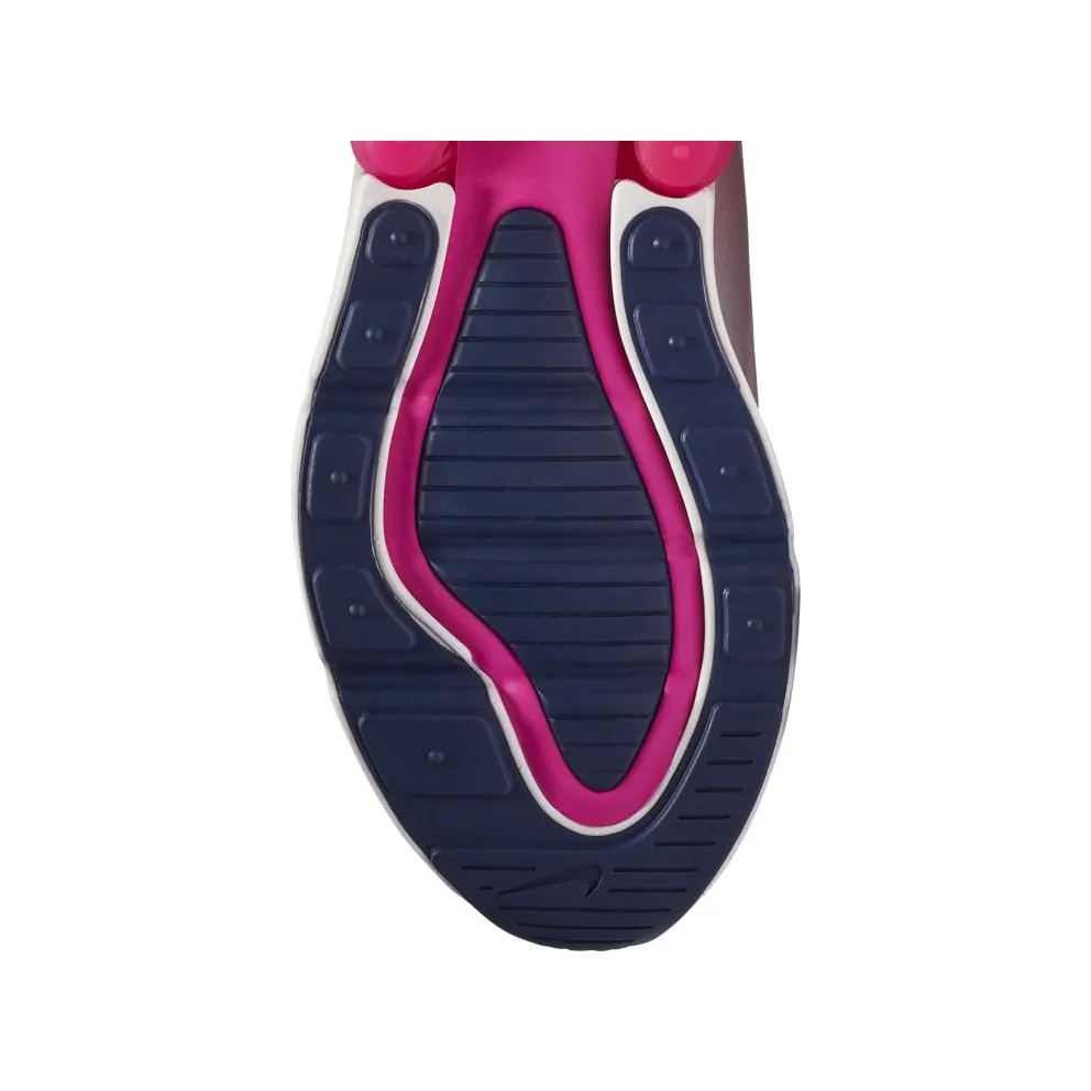 Nike Air Max 270 Laser Fuchsia (W) Summit White/Laser Fuchsia-Platinum Tint-Midnight Navy (AH6789-106)